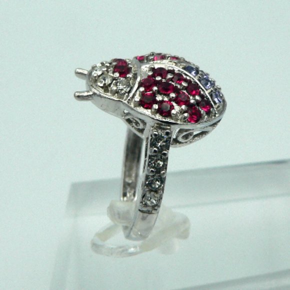 Sz 7 KARIS Collection Ladybug Ring NWOT - Picture 2 of 6